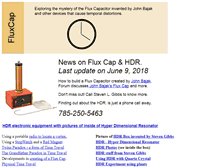 Tablet Screenshot of fluxcap.com